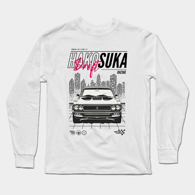 Retro Hakosuka GTR Japanese JDM Long Sleeve T-Shirt by COSYMICTEES